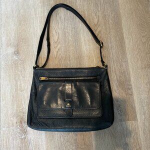 Vintage Fossil Leather Shoulder Bag